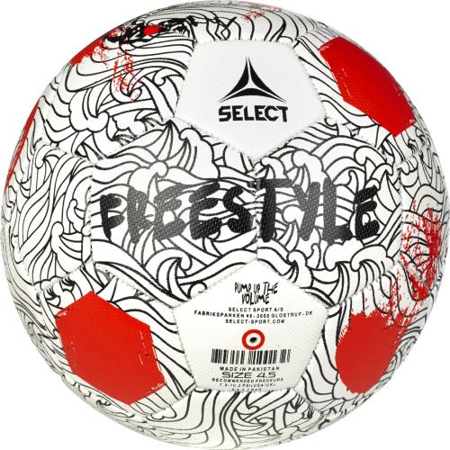 М'яч футбольний для фрістайлу SELECT Freestyle v24  (003) біл/червоний, 4,5 - #1