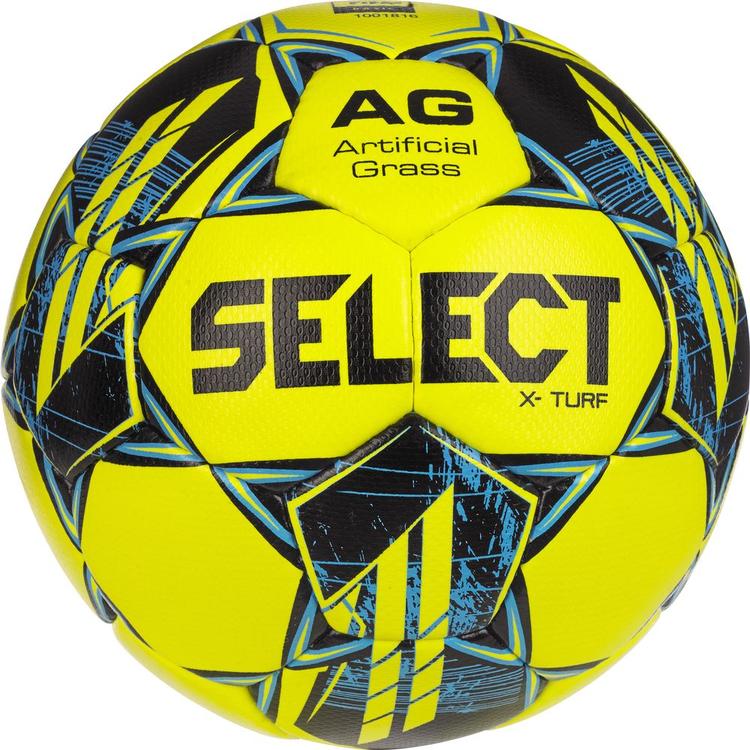 М’яч футбольний SELECT X-Turf v23 (014) жовт/синій, 4 - #1