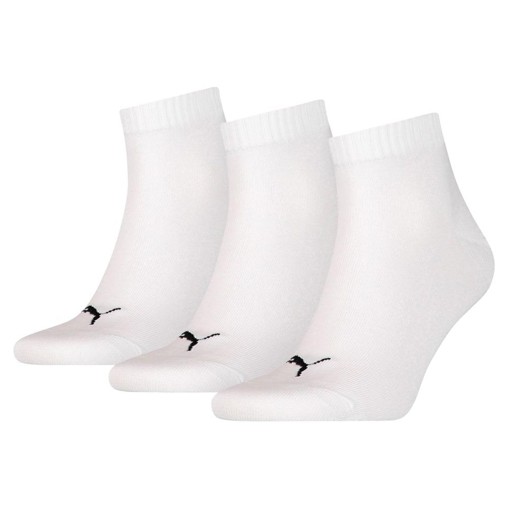 Спортивные носки Puma Unisex Quarter Plain 3-Pakk 906978-33, Белый, Размер (EU) - 2 (35-38) - #0
