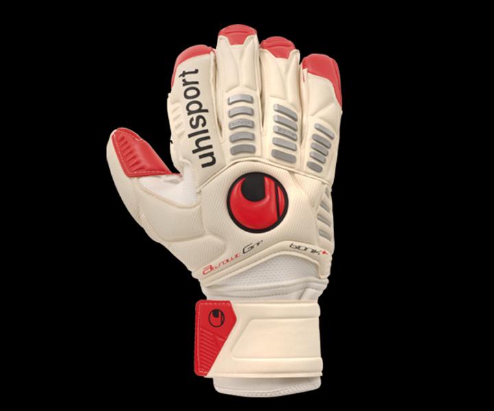 Воротарські рукавиці ERGONOMIC ABSOLUTGRIP BIONIK+ (white/red/black) - #1