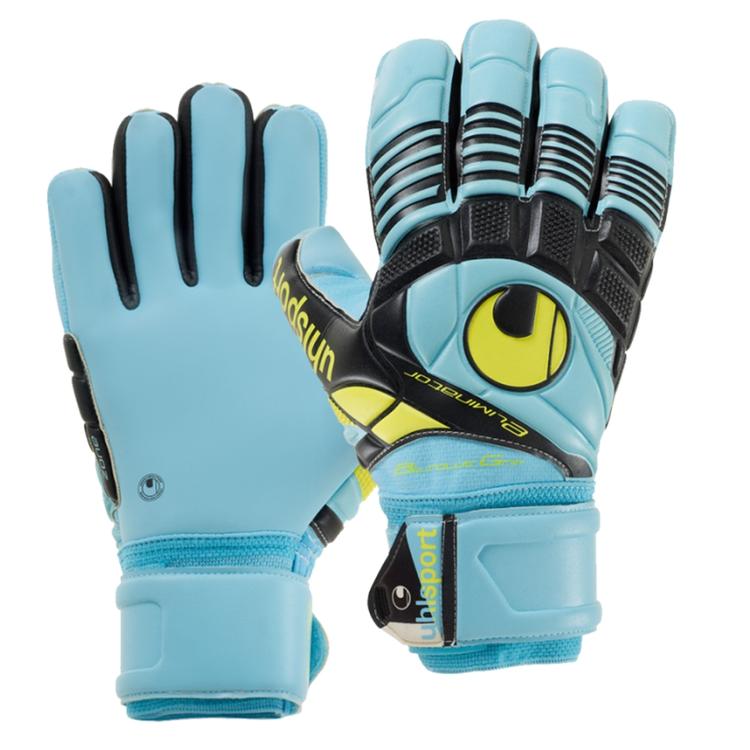 Воротарські рукавиці ELIMINATOR ABSOLUTGRIP HN (iceblue/black/fluo yellow) - #1