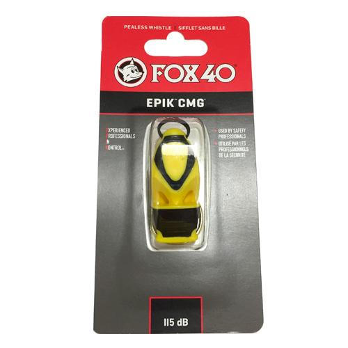 Свисток FOX 40 Original Whistle Epik CMG Safety 8802-0208, Жёлтый, Размер (EU) - 1SIZE - #1