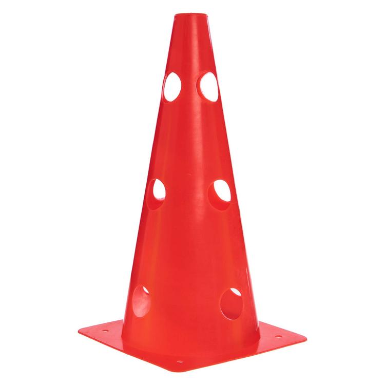 Фишка спортивная конус с отверстиями для штанги 32 см C-6573-R, Красный, Размер (EU) - 30 - 39 cm - #1