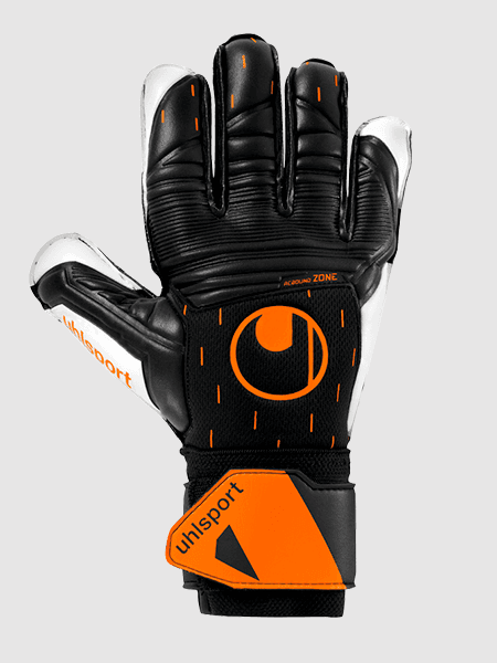 Воротарські рукавиці SPEED CONTACT SOFT PRO (black/white/fluo orange) - #1
