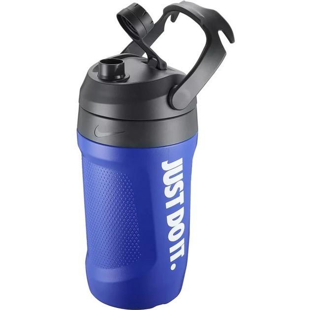 Бутылка для воды Nike FUEL JUG 64 OZ 1894 ml сине-черная N.100.3111.476.64, Синий, Размер (EU) - 1SIZE - #1