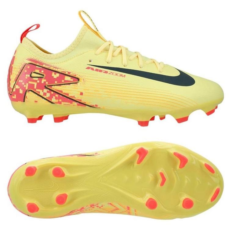 Детские футбольные бутсы Nike Air Zoom Mercurial Vapor 16 Academy x Mbappe MG Junior FQ8394-800, Жёлтый, Размер (EU) - 37.5 - #1