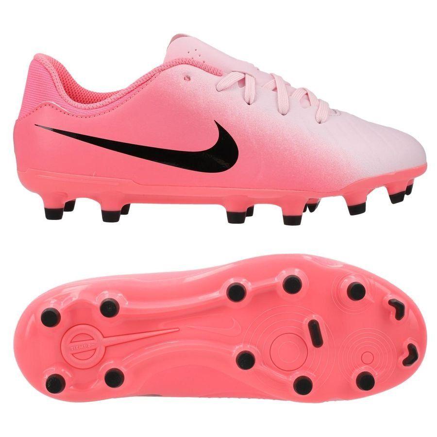 Футбольные бутсы детские Nike Tiempo Legend 10 Academy FG/MG DV4348-601 , Розовый, Размер (EU) - 38.5 - #0