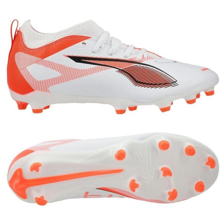 Детские бутсы Puma Ultra 5 Match FG/AG 108167-01, Белый, Размер (EU) - 32 - #1