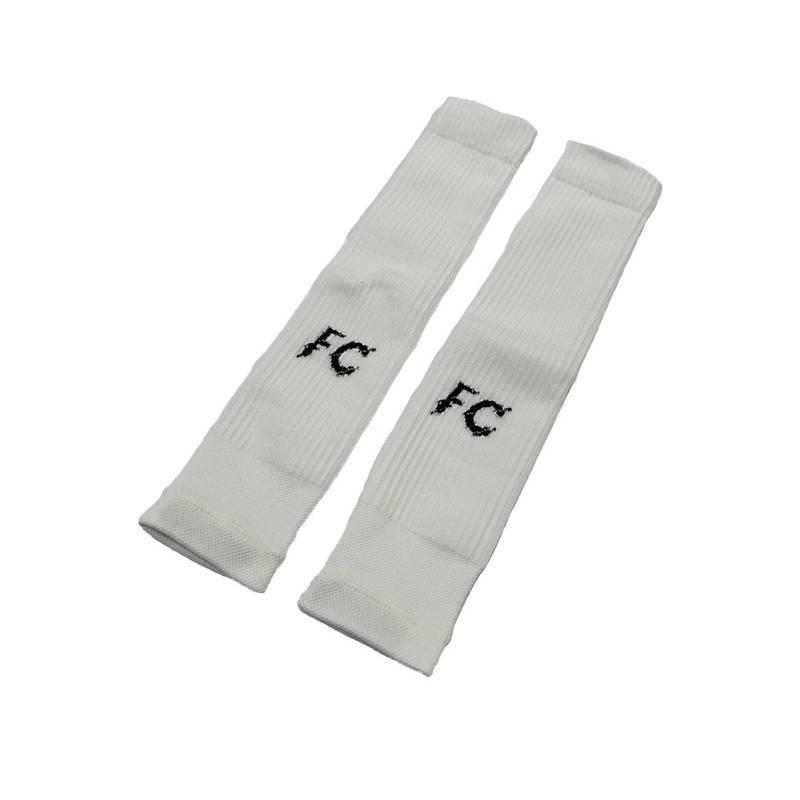 Гетры футбольные "FC" обрезанные (белый) F2024-8003, Белый, Размер (EU) - S/M - #0