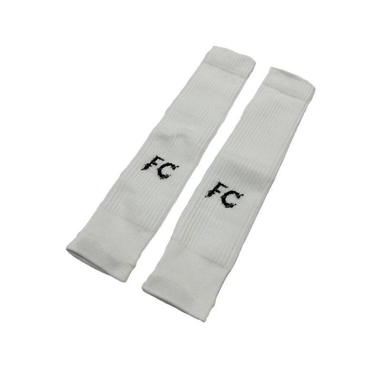 Гетры футбольные "FC" обрезанные (белый) F2024-8003, Белый, Размер (EU) - S/M - #1