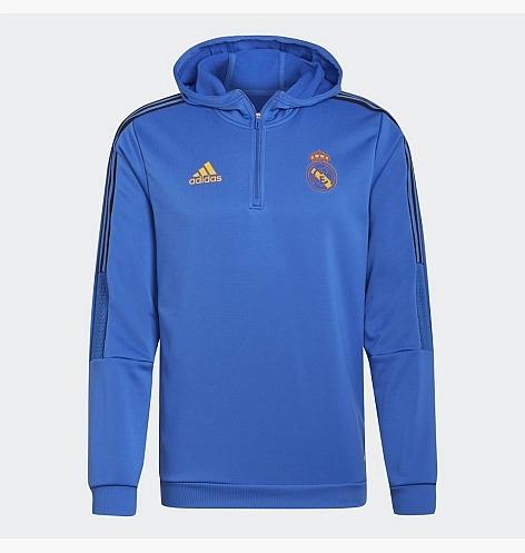 Мужской джемпер Adidas Real Madrid Tiro 21 H59001, Голубой, Размер (EU) - M - #0