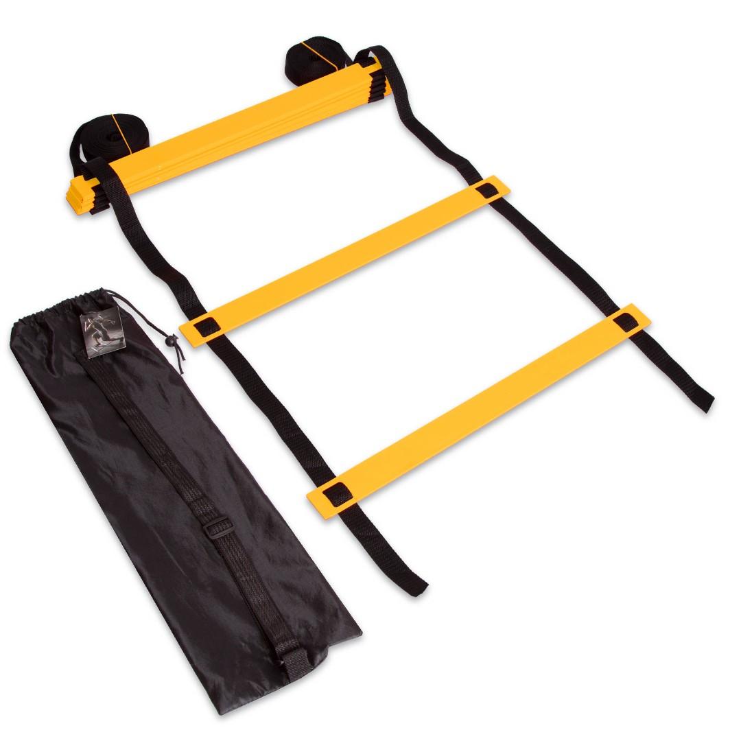 Координационная лестница для тренировки скорости 12 ступеней C-4111-Y, Жёлтый, Размер (EU) - 6 m - #0