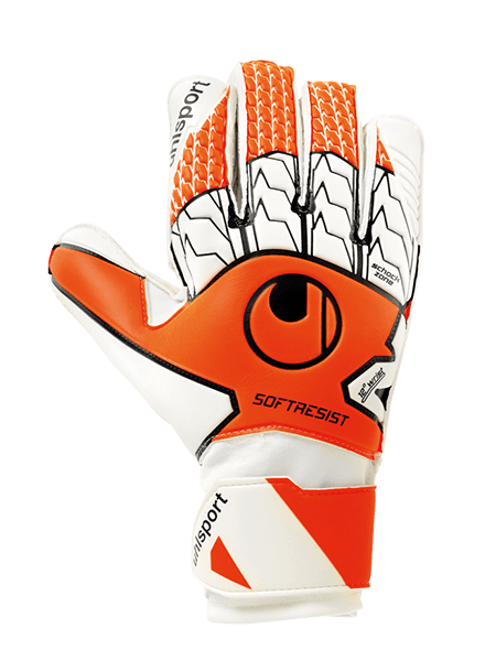 Воротарські рукавиці UHLSPORT SOFT RESIST (white/fluo orange/black) - #1