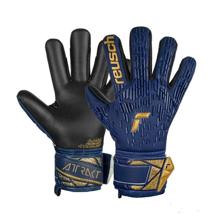 Вратарские перчатки Reusch Attrakt Freegel Silver Premium Junior 5472235-4411, Чёрный, Размер (EU) - 5 - #1