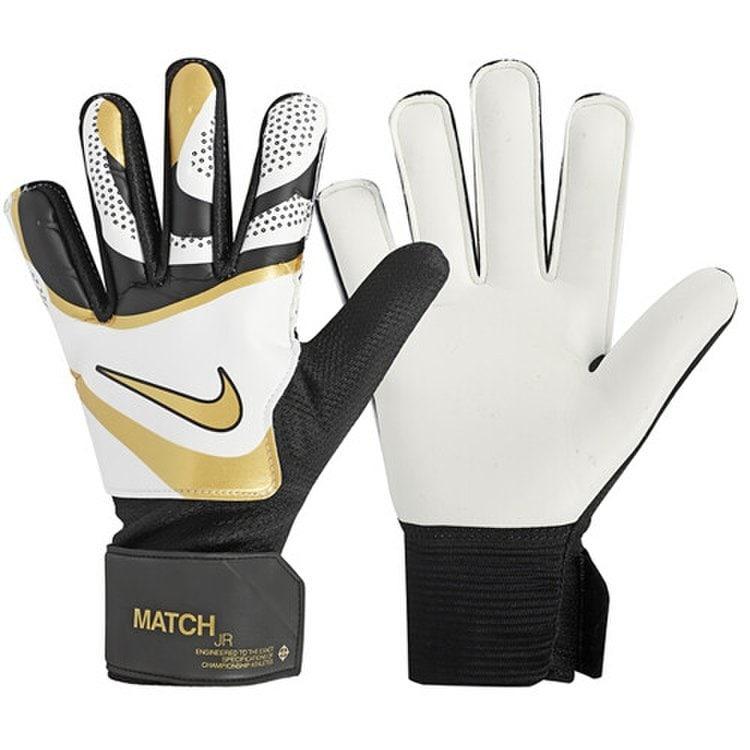 Детские вратарские перчатки Nike Match Junior FJ4864-013, Чёрный, Размер (EU) - 4 - #1