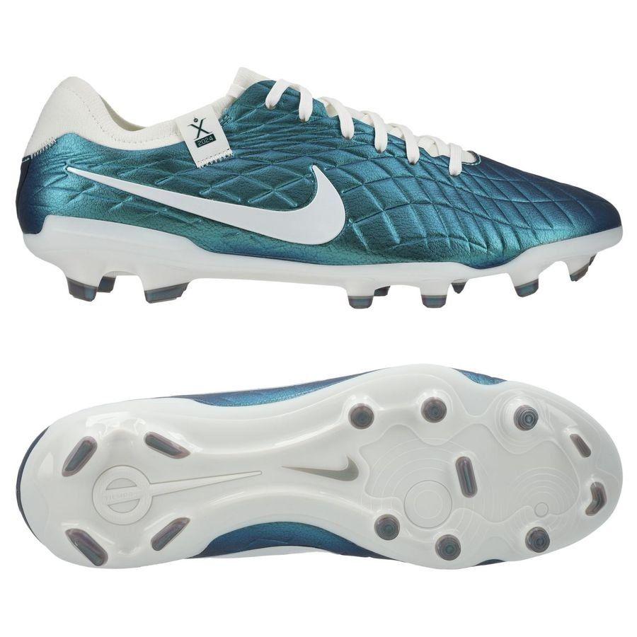 Футбольные бутсы Nike Tiempo Legend X Pro FG x Emerald FQ3248-300, Голубой, Размер (EU) - 43 - #0