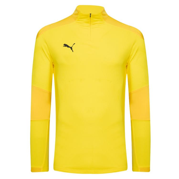 Мужская спортивная кофта PUMA teamFINAL 656475-07, Жёлтый, Размер (EU) - S - #1