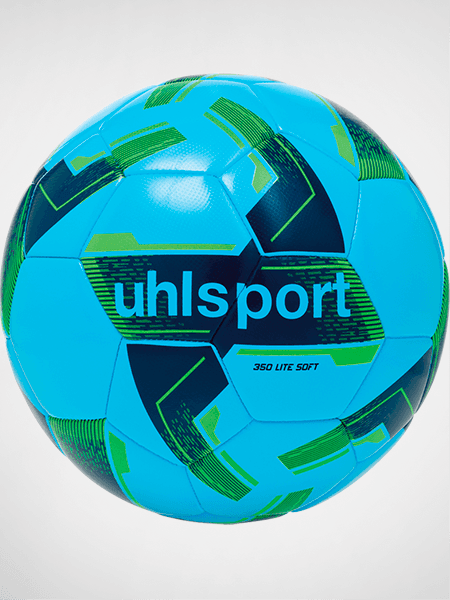 М'яч футбольний тренувальний LITE SOFT 350 (ice blue/navy/fluo green) - #1