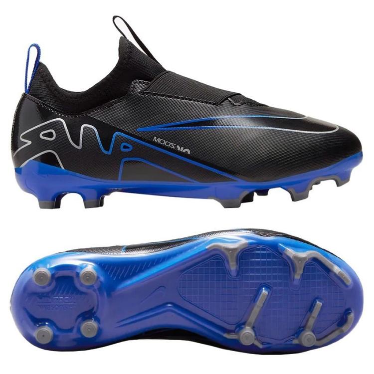 Детские бутсы Nike Zoom Mercurial Vapor 15 Academy FG/MG Junior DJ5617-040, Чёрный, Размер (EU) - 38 - #1