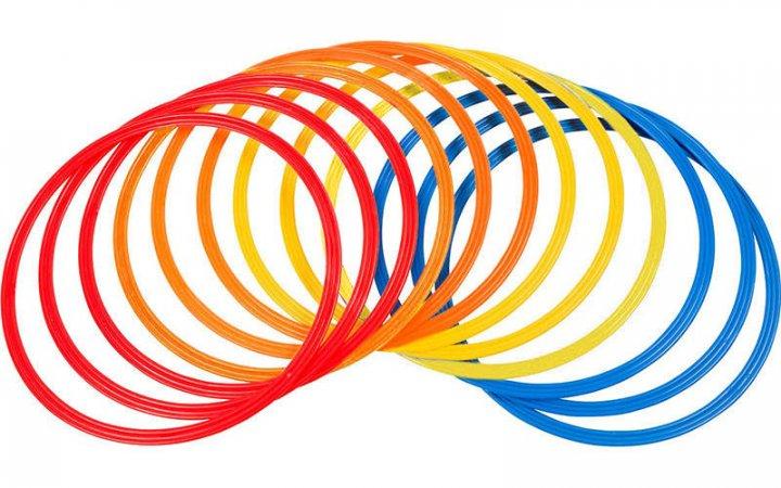 Кольца тренировочные C-4602-40 (пластик, d-40см, вкомплекте 12шт.), Размер (EU) - 1SIZE - #1