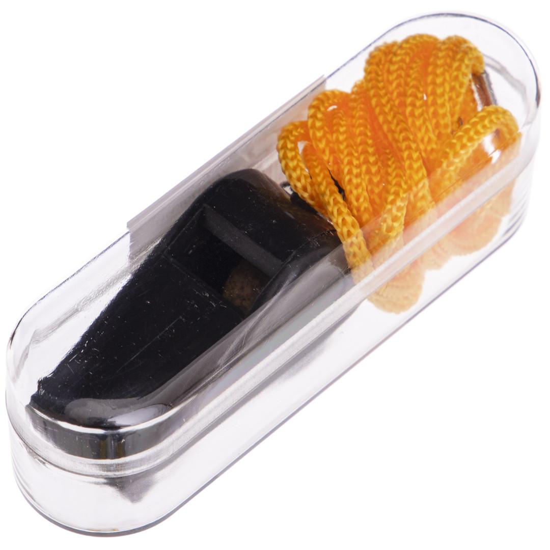 Свисток спортивный судейский пластиковый со шнурком C-4416, Чёрный, Размер (EU) - 1SIZE Свисток спортивный судейский пластиковый со шнурком C-4416, Чёрный, Размер (EU) - 1SIZE - #0