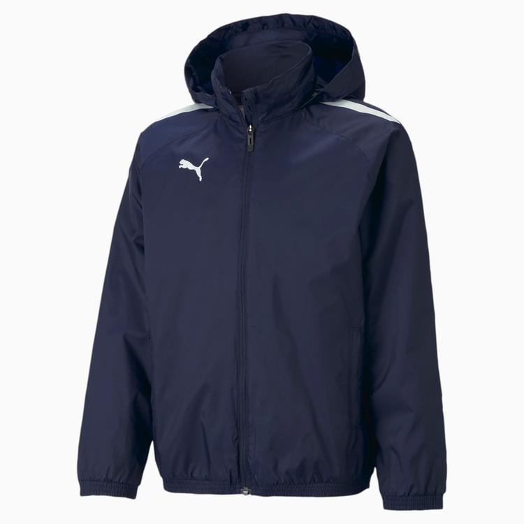 Детская ветровка Puma teamLIGA All-Weather Youth 657246-06, Темно-синий, Размер (EU) - 140cm - #1
