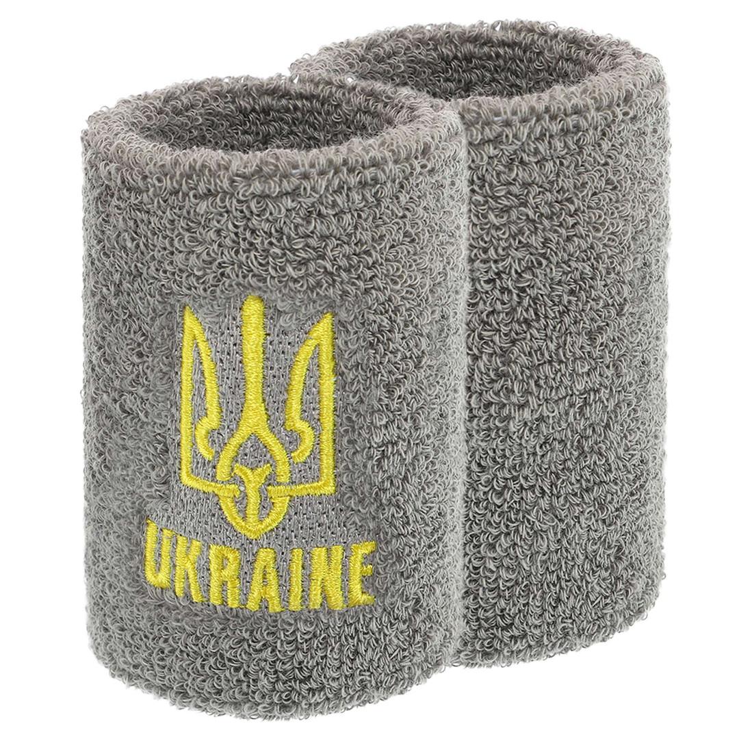 Напульсник спортивный махровый UKRAINE BC-9282-GR серый 1шт, Серый, Размер (EU) - 1SIZE - #0