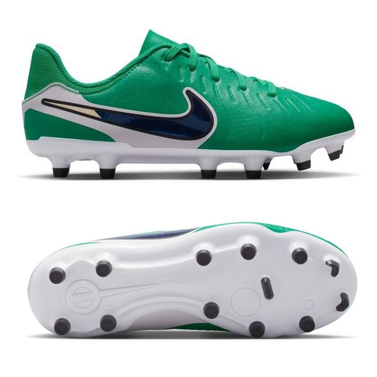 Детские бутсы Nike Tiempo Legend 10 Academy FG/MG Junior HJ7190-300, Зелёный, Размер (EU) - 32 - #1