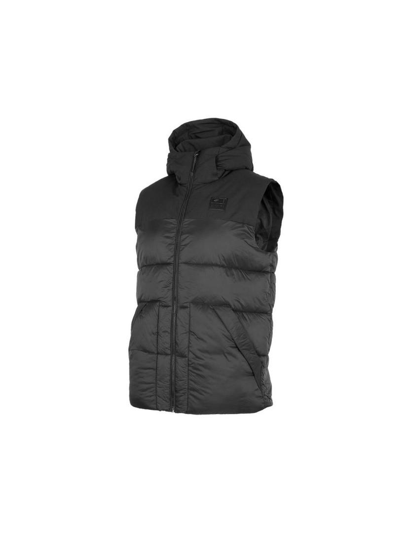 Мужской стеганый пуховый жилет H4Z22-KUMP002-M-20S, Чёрный, Размер (EU) - S Мужской стеганый пуховый жилет H4Z22-KUMP002-M-20S, Чёрный, Размер (EU) - S - #0