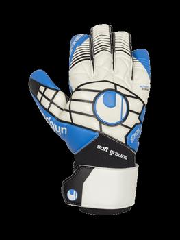 Воротарські рукавиці ELIMINATOR ABSOLUTGRIP HN (white/black/energy blue) - #1