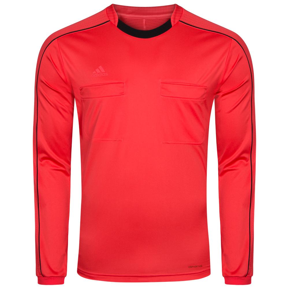 Футболка арбитра с длинным рукавом Adidas Referee 16 Long Sleeve Jersey AJ5918, Красный, Размер (EU) - S Футболка арбитра с длинным рукавом Adidas Referee 16 Long Sleeve Jersey AJ5918, Красный, Размер (EU) - S - #0