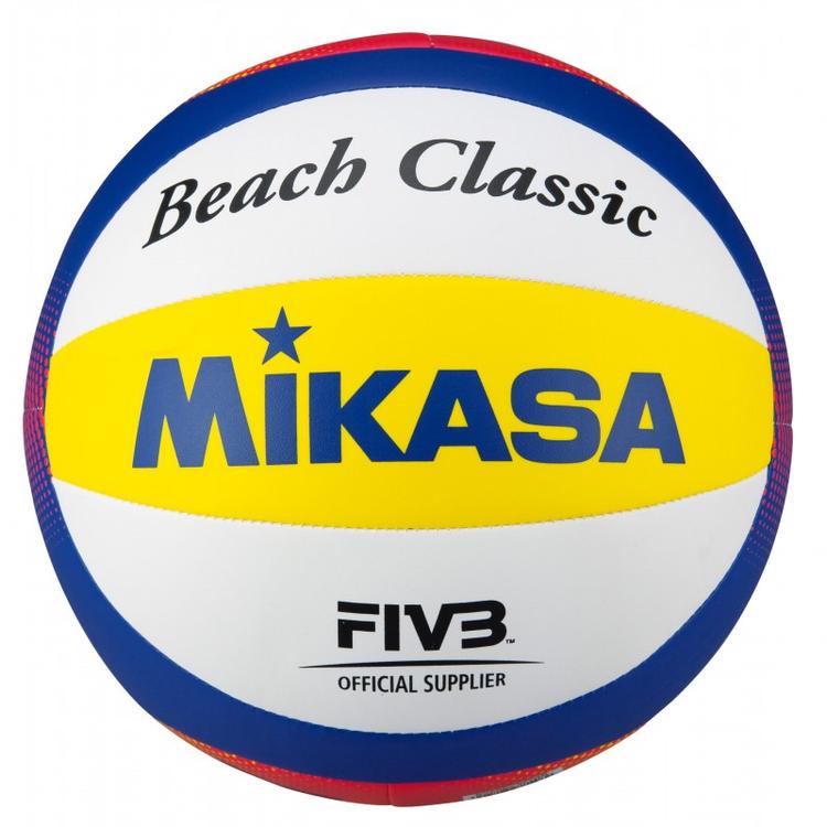 Мяч для пляжного волейбола Mikasa BEACH Classic BV552C-WYBR, Синий, Размер (EU) - 5 - #1