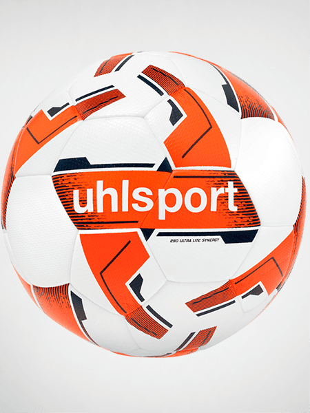 М`яч футбольний 290 ULTRA LITE SYNERGY (white/fluo orange/navy) - #1