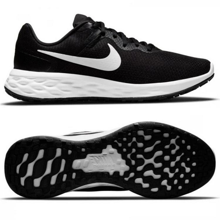 Мужские кроссовки для бега Nike Revolution 6 NN DC3728-003, Чёрный, Размер (EU) - 44.5 - #1