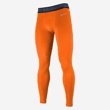 Термобелье штаны Nike GFA M NP HPRCL TGHT PR оранжевые 927208-837, Оранжевый, Размер (EU) - L - #1