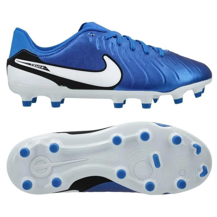 Дитячі  футбольні бутси Nike Tiempo Legend 10 Academy FG/MG DV4348-400, Синий, Размер (EU) - 34 - #1