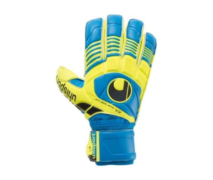 Воротарські рукавиці Uhlsport ELIMINATOR SUPERSOFT ROLLFINGER (cyan/fluor yellow/black) - #1