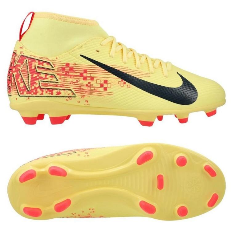 Детские футбольные бутсы Nike Mercurial Superfly X Club x Mbappe MG Junior HF6283-800, Жёлтый, Размер (EU) - 38 - #1