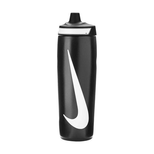 Бутылка для воды Nike REFUEL BOTTLE 24 OZ 709 мл черная N.100.7666.091.24, Чёрный, Размер (EU) - 1SIZE - #0