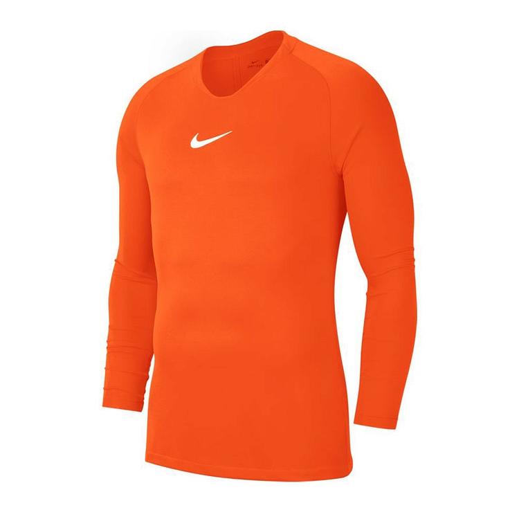 Детская компрессионая термофутболка Nike Dry Park First Layer LS AV2611-819, Оранжевый, Размер (EU) - 140cm - #1
