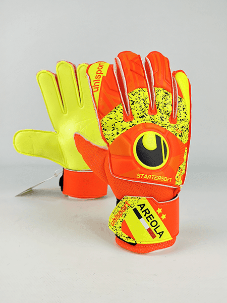Воротарські рукавиці DYNAMIC IMPULSE STARTER SOFT AREOLA#276 (dynamic orange/fluo yellow) - #1