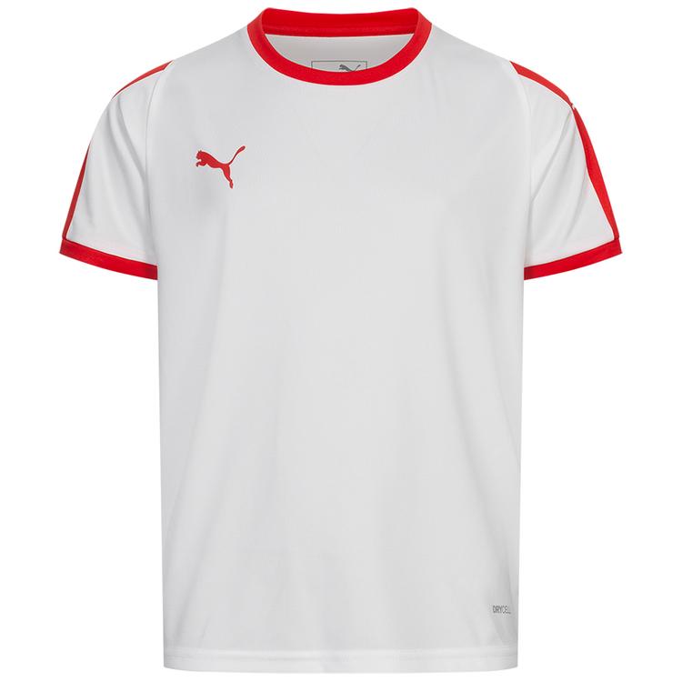 Детская футболка PUMA Liga Jersey 703418-11, Белый, Размер (EU) - 140cm Детская футболка PUMA Liga Jersey 703418-11, Белый, Размер (EU) - 140cm - #1