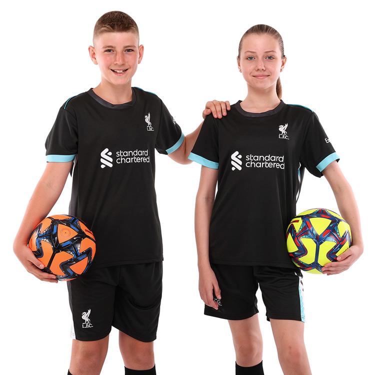 Форма футбольная детская с символикой футбольного клуба LIVERPOOL гостевая 2025 CO-4713, Чёрный, Размер (EU) - 122cm Форма футбольная детская с символикой футбольного клуба LIVERPOOL гостевая 2025 CO-4713, Чёрный, Размер (EU) - 122cm - #1