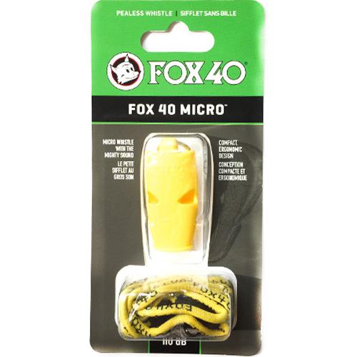Свисток FOX 40 Original Whistle Micro Safety 9513-0208, Жёлтый, Размер (EU) - 1SIZE Свисток FOX 40 Original Whistle Micro Safety 9513-0208, Жёлтый, Размер (EU) - 1SIZE - #0