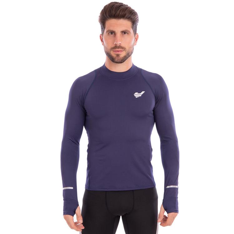 Футболка компрессионная мужская с длинным рукавом JASONS SPORT L-809-BLU, Синий, Размер (EU) - 2XL Футболка компрессионная мужская с длинным рукавом JASONS SPORT L-809-BLU, Синий, Размер (EU) - 2XL - #1
