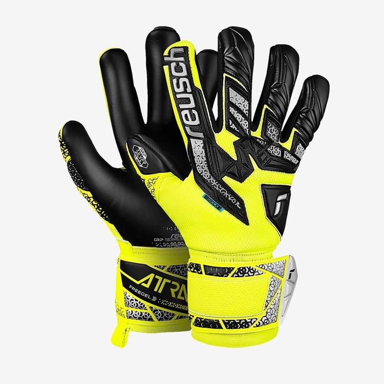 Детские вратарские перчатки Reusch Attrakt Freegel Silver Junior 5572235-2025, Чёрный, Размер (EU) - 7.5 Детские вратарские перчатки Reusch Attrakt Freegel Silver Junior 5572235-2025, Чёрный, Размер (EU) - 7.5 - #1